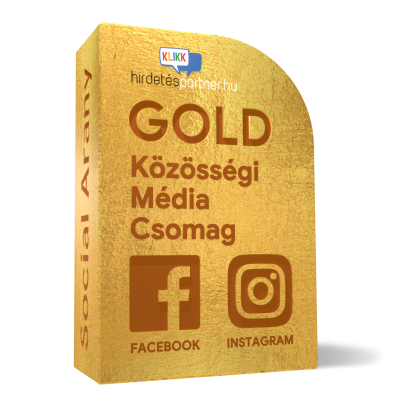 gold közösségi média csomag